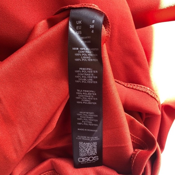 ASOS Women’s Rust Lace Maxi Maternity Dress 4 XS - Picture 8 of 14